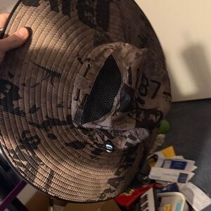 Camouflage Wide Brim Hat